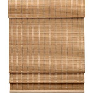 LazBlinds Cordless Bamboo Roman Shades, Light Filtering Window Treatment, Roll Up Bamboo Blinds for Windows, 23'' W x 60'' H