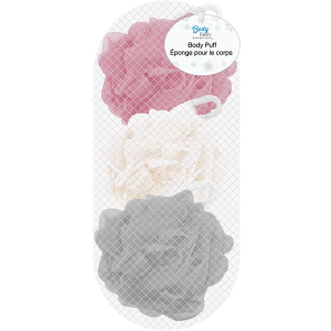 Body Puffs for Bath & Shower, Exfoliating Body Wash Sponge Gift Set of 3