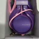 AILIHEN C8 Girls Headphones, On-Ear Headphones Wired with Microphone and Volume Control Foldable Corded Stereo 3.5mm Headset for Girls School Chromebook Laptop Computer PC Tablets Travel (Purple Pink)