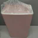 Baffect Small Trash Can with Lid Waste Basket Bathroom Garbage Can Dorm Room Essentials for Bedroom, Office, College-2.1 Gallon (Pink)