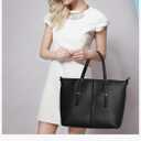 Laptop Tote Bag for Women 18 Inch Leather Computer Laptop Bag Office Work Bag