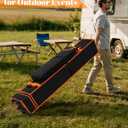 10 x 10 x 52 Inch Tent Bag Replacement Part, Canopy Bag Tent Storage Bag Designed for 10 x 10 Pop-up Tents, Comes with Handles and Rollers for Easy Carrying, 800D Waterproof Oxford Fabric