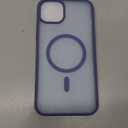 SUPFINE Magnetic for iPhone 15 Plus Case & iPhone 14 Plus Case(Compatible with MagSafe)(Military Grade Drop Protection) Slim Translucent with Anti-Fingerprint Phone Case,Lavender Gray