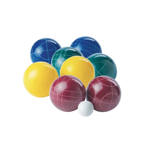 Franklin Sports Bocce Ball Set — 8 All Weather Bocce Balls and 1 Pallino — Beach, Backyard Lawn or Outdoor Party Game — Professional, American, and Starter Set Options