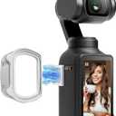 2 x STARTRC Magnetic Fill Light for DJI Osmo Pocket 4/3 Creator Combo, Magnetic Mount Compatible with DJIPocket 4/3/Osmo Mobile 8/7P/7/6 Accessories