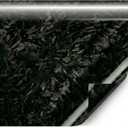 Forged Gloss Carbon Fiber Black 6ft x 5ft Carbon Fiber Vinyl Wrap