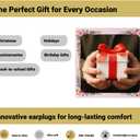 30dB Noise Cancelling Ear Plugs for Sleeping - Reusable Silicone Earplugs for Adults & Kids, Soft Ear Protection for Snoring, Concerts, Lawn Mowing, Travel & Work (6 Ear Tips with Case, Violet) (Medium)