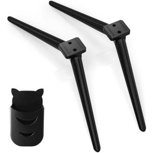 (Upgraded Version)Metal Base TV Legs for TCL TV Stand Legs 70" 75" 70S446 75S451 75S453 75S455 75S421 75S423 75S425 75S431 75S435 75S433 75S555 75S551 75S553 75S446, TV Feet for Roku TV Stand Legs