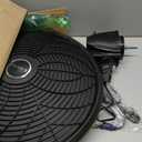 Lasko Pedestal Fan, Oscillating Fan for Bedroom with Adjustable Height and 3 Cooling Speeds, Portable, 18", Black, 1827
