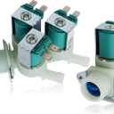 5220FR2075L Washer Cold Water Inle Valve and 5220FR2006H Washer Hot Water Inlet Valve Compatible with L series/K series Washer 5221ER1003A 5220FR2006Q