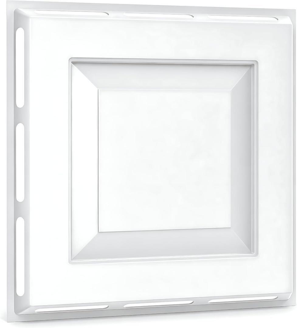 4-Way Ceiling Air Diverter 24x24 in, Vent Deflector for 2x2 Grid, 1 Pack
