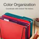 Oxford Hanging File Folders, 25 Pack, Letter Size (8.5" x 11"), 5 Bright Colors, 5 Tab Positions, Includes Tabs and Inserts, Hanging Files for Office and Document Organization