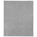 Garland Rug 5'x6' Gramercy Plush Polypropylene Washable Rectangle Bathroom Carpet, Silver