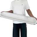 Wooden Dough Bowl Decor, Vintage Wooden Bowl Hand Carved Home Decor for Dining Table Center, Living Room, Kitchen Decor. (30inch white)