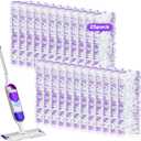 LOVECO 25 Count Disposable Power Mop Refills Compatible for Swiffer PowerMop Pads, Multi-Surface Mopping Pad Refills for Floor Cleaning