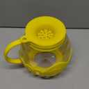 Ecolution Patented Micro-Pop Microwave Popcorn Popper with Temperature Safe Glass, 3-in-1 Lid Measures Kernels and Melts Butter, Made Without BPA, Dishwasher Safe, 3-Quart, Yellow