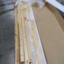 Twin Size Canopy Bed Frame with Guardrails for Kids,Floor Bed Twin with Four Poster Design,Kids Montessori Floor Bed,Wood Canopy Bed Frame for Girls,Boys(Twin,Natural)