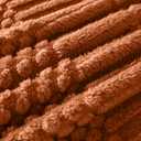 50x70 Inch Rust Throw Blanket - Soft & Fluffy Fleece, Cute & Aesthetic, Perfect for Sofa, Couch, Chair, Bed, Living Room & Bedroom, All-Season Use, Plush & Cozy Decorative Fall Blanket