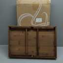 ROSSIE HOME Bamboo Bed Tray with Phone Holder, Extra Large Lap Desk for Laptops up to 17.3 Inches Java Style No. 78112