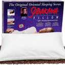 Sobakawa Traditional Buckwheat Standard Size Pillow Organic Cotton with Natural Technology for Cool Sleep, Neck Support for Back and Side Sleepers or as a Meditation Cushion,White