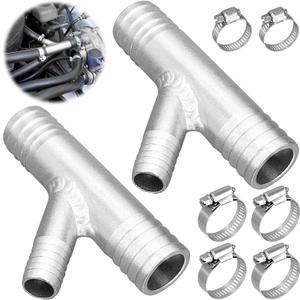 ForoGore GRT A Pair 1" to 5/8 CAB Heater Y Fitting UTV SXS RZR CAN AM Polaris
