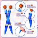 Skyygemm 36 Set /108 Pcs Basketball Pens with Gift Card for Kid Valentine's Day Classroom Exchange Gift School Sports Novelty Ballpoint for School Valentine's Sports Party Favor