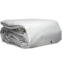  White Tarp Heavy Duty Waterproof Plus+ 12x20 FT Large 12 mil Outdoor Tarp with Grommets, UV Resistant Poly for Camping and Roof