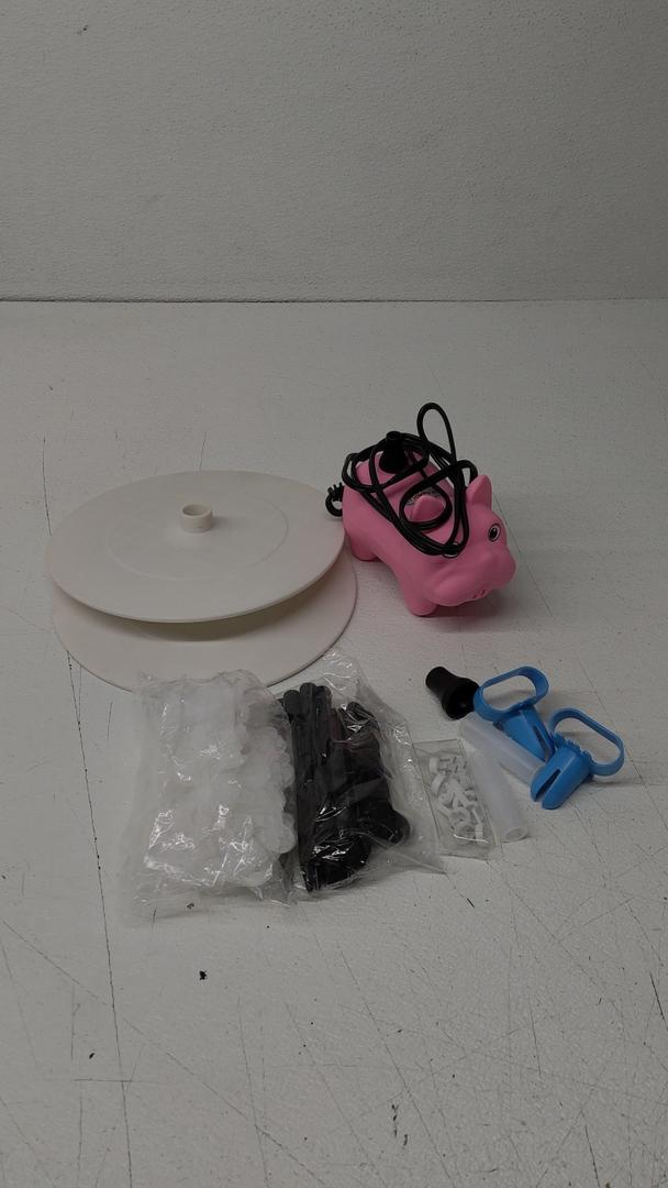 Jieotwice Mini Portable Inflatable Pump Electric Balloon Pump 300W AC 110V Pink Kit For Balloon