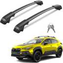 Wonderdriver 300lbs Lockable Roof Rack Cross Bars Compatible with Subaru Crosstrek Wilderness 2024 2025 2026 with Raised Side Rails, Heavy Duty Aluminum Roof Rails Crossbars Rooftop Luggage