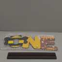 OSNIE Bumble Bee ONE Letter Sign Wooden Table Centerpieces Sweet Bee Party Decor for Baby Boys Girls Summer Honey Theme 1st Birthday Milestone Baby Shower Cake Smash Photo Props for One Year Old