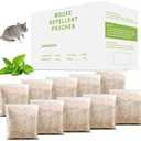 6 Pack Mouse Repellent Pouches,Natural Pest Control Pouches for Mice,Rats, Spiders,Safe for Your Pets and Family,House and Garden(10 Pack)