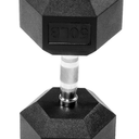 Fitvids Rubber Encased Hex Dumbbell 50LB