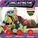 Jay Franco Nickelodeon Teenage Mutant Ninja Turtles Leonardo Plush Pillow Buddy - Super Soft Stuffed Character Pillow - Polyester Microfiber, 26 Inches