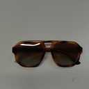 livho Trendy Polarized Square Aviator Sunglasses Women Men Square Eyewear Frame, Retro Sun Glasses for Women Men 2025 Shades (Vibrant Brown Tortoise/Brown)