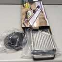 Masthome Mandoline Food Slicer Adjustable Thickness for Cheese Fruits Vegetables Stainless Steel Food Cutter Slicer Dicer with Extra Brush and Blade Guard for Kitchen