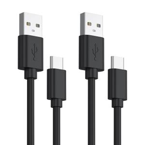 Meliya 2 Pack PS5 Controller Charging Cable, 3.3ft Replacement USB C Charging Cable for PlayStation 5 DualSense, Xbox Series S/Series X, Elite Series 2, Switch Controller