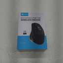 iClever Bluetooth Mouse, Wireless Large Mouse, Multi-Devices Dual Mode, Ergonomic Mice with 5 Adjustable DPI and 7 Buttons, Rechargeable Silent Mice for Laptop, iPad, MacBook, Tablet, PC, Black/Grey
