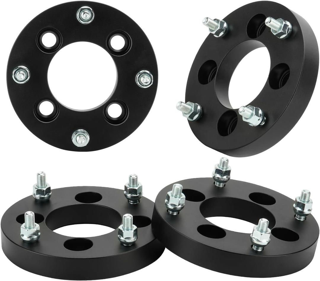 AEagle 4X110 to 4x137 Wheel Adapters, 1" for Honda Yamaha Suzuki, Forged 4 Lug Wheel Spacers with 10mmx1.25 Studs 77.8mm Bore Rancher Foreman TRX YEM 250 350 400 450 4PCS
