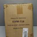 Elevon Air Mattress with Built in Pump - Luxury Double High Inflatable Bed for Home, Travel & Camping, Navy/White, Twin, 20" High