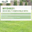 M154621 Deck Belt, 1/2" x 146.25", Fits 42" & 48" Deck