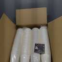 Finepak 12 oz Disposable Coffee Cups 300 Pack, BPA Free Leak Proof White Paper Coffee Cups 12 oz, 300GSM Thickened Unbleached Cups for Hot & Cold Drinks, Home Office Parties