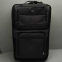 Travel Select Amsterdam Expandable Rolling Upright Luggage, Gray, 2-Piece Set
