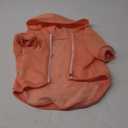 iChoue Fall Dog Hoodie - Soft & Warm Dog Thanksgiving Sweater with Leash Hole and Pocket, Pet Winter Coat, Cold Weather Clothes Sweatshirt for Small Medium Large Dogs Puppy Cat Boys Girls, Orange L+