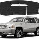 VTVWNM Dash Cover Mat for Cadillac Escalade 2007 2008 2009 2010 2011 2012 2013 2014 Non-Slip Dashboard Cover Mat Sunshade UV Rays Protector Interior Accessories