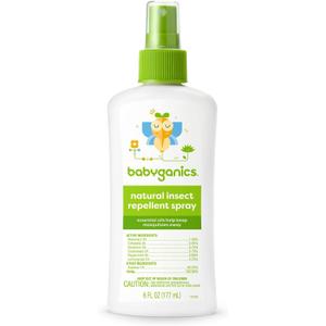 Babyganics Natural Insect Repellent, Packaging May Vary, 6 Fl Oz