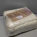 Clysee 40 Pcs 20 x 12 Inch Sublimation Blank Christmas Santa Sacks, Large Polyester Cotton Santa Christmas Drawstring Bags with 50 Tags Reusable Xmas Drawstring Gift Bag for DIY Holiday Presents