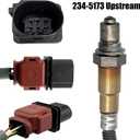 2PCS Upstream & Downstream Oxygen Sensor (234-5173 + 234-8039) for 2015-2020 Ford Edge/Fusion/Escape/Explorer/Focus, 2016-2020 Lincoln MKC/MKT/MKZ– 2.0L/2.3L L4 Turbo