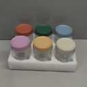 Overnight Oats Containers with Lids 16 oz Glass Jars 6 Pack Glass Mason Jars with Airtight Lids, Perfect for Oats, Yogurt, Chia Pudding