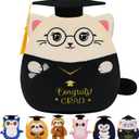 Graduation Plush Cat Stuffed Animal 2026 Graduation Stuffed Animal Toy with Cap Gown for Kindergarten Preschool Elementary College Graduates Congrats Grad Gift for Girl Boy Men Women Student 9 Inch