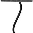 Adjustable Clip-On Wide Angle Security Mirror, Rear View Privacy for Office Desks & Cubicles - 6.7"x3" 1PCS